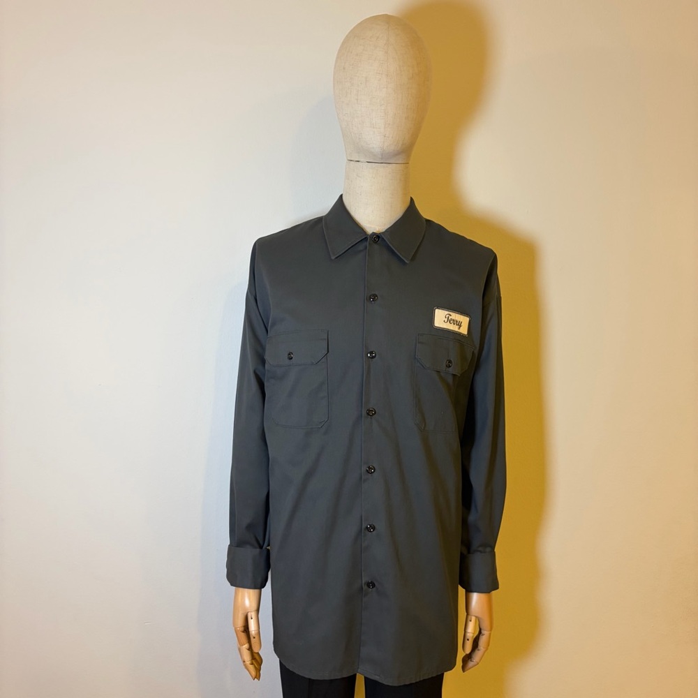 Dickies Men’s Gray Work Shirt 4XL - TV Show Wardrobe - EUC